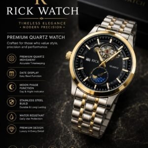 Rick Watch Premium Quartz Stainless Steel Watch