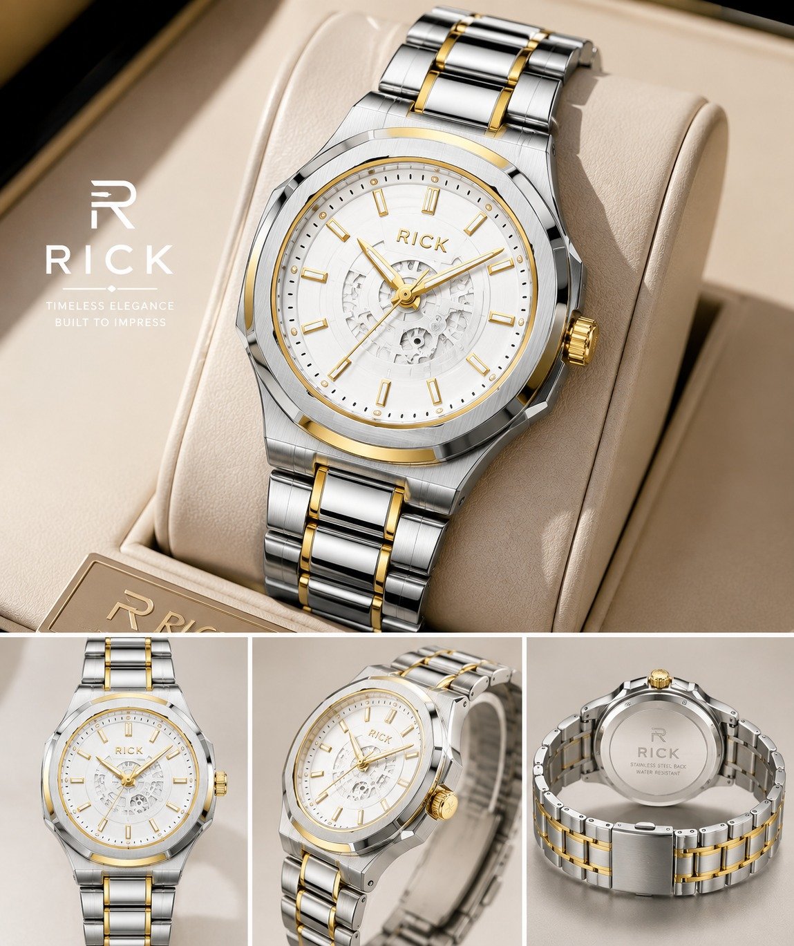 Rick Watch Premium Quartz Stainless Steel Watch whatsapp image 2026 08 21 at 12.09.22 pm